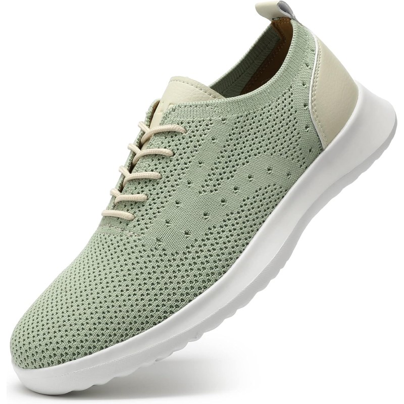 VILOCY Men's Dress Sneakers - Comfortable Business Casual Walking Shoes  Lightweight Oxford Style Vilocy Dress Walking Tennis Shoes