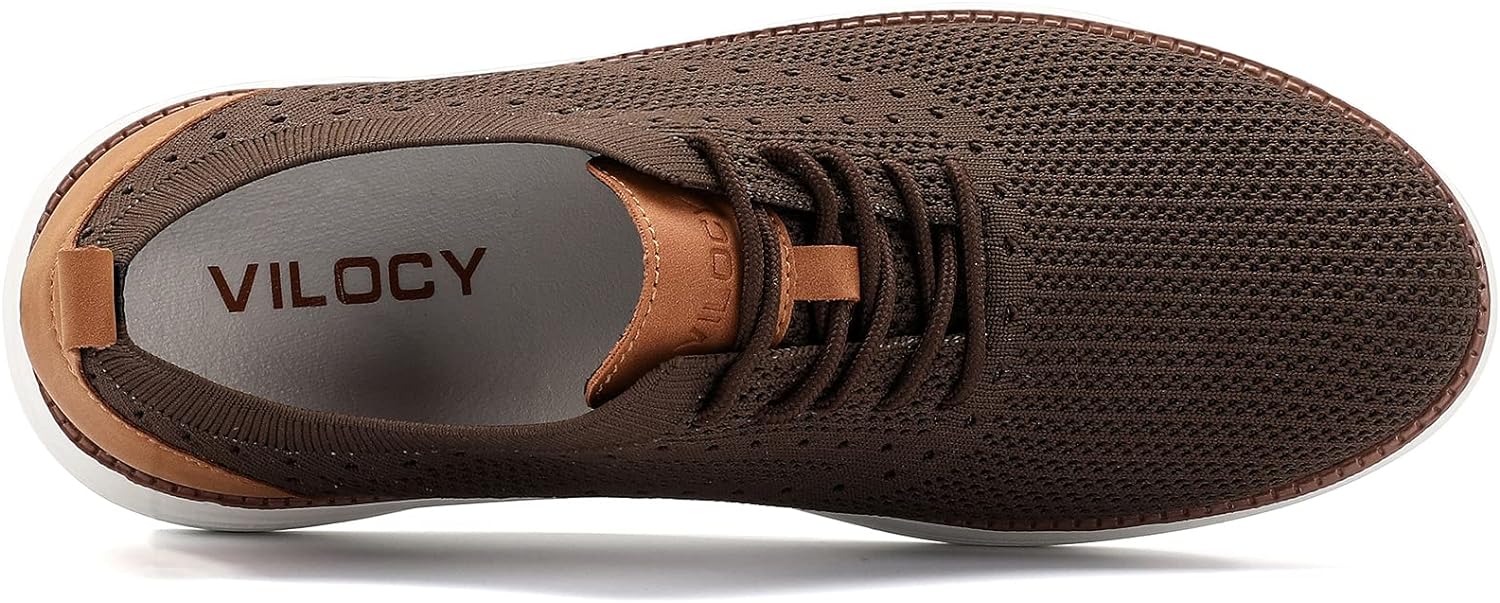 fitted lace wedding dress Amazon.com | VILOCY Mens Slip On Casual Dress Shoes Hands Free Fashion  Sneakers Mesh Tennis Walking Shoes Comfortable Work Shoes Breathable  Lightweight Non Slip All Black,EU40 main image 1