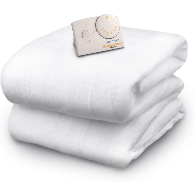Biddeford heated mattress pad machine wash settings